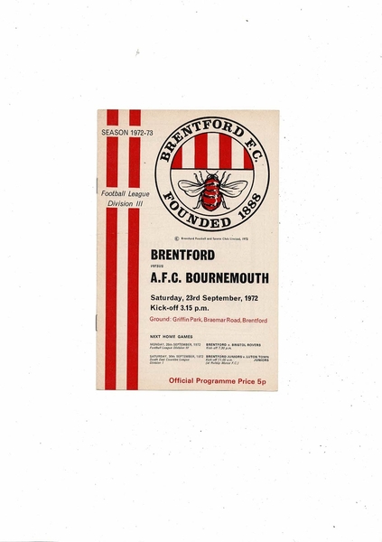 More Football Programmes listed today