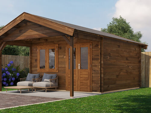 400cm x 400cm + 200cm Front Canopy