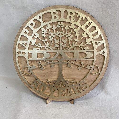 Customised Tree Of Life Birthday Gift | Custom Birthday Present | Tree Of Life Monogram