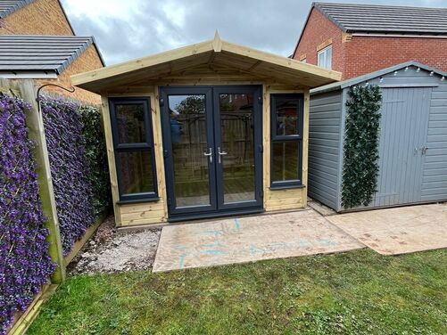 #PVC069 10x8 Apex Summer House