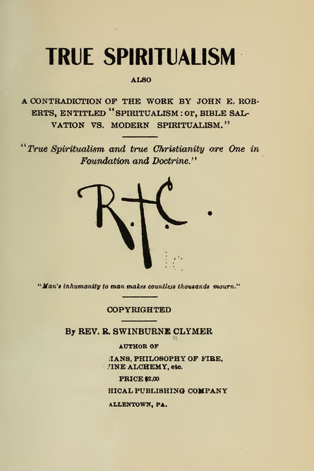 1906 | True Spiritualism