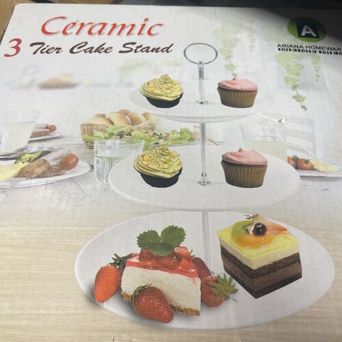 Pre Loved Glass/ Ceramic Cake Stand