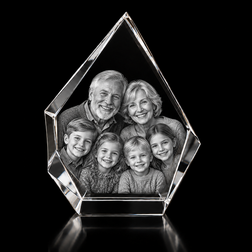 MEGA 3D Crystal Iceberg Photo Gift – 215 × 160 × 60 mm