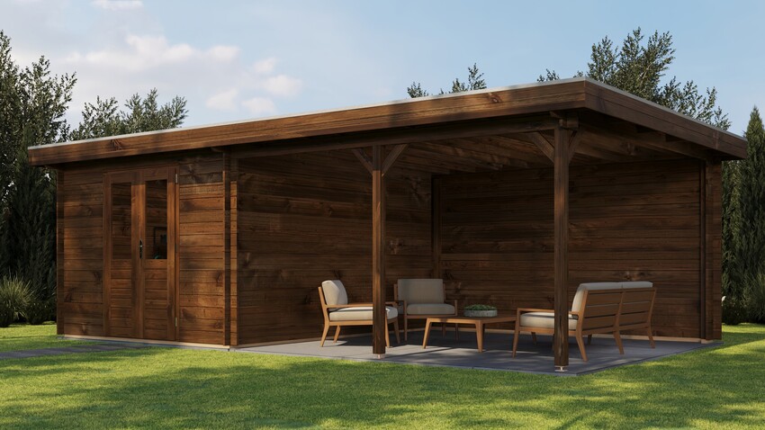 Classic Log Cabin Finishes and Treatments