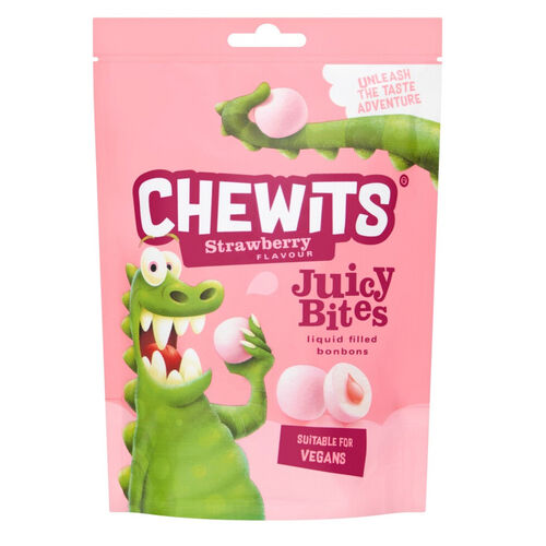 Chewits Strawberry Flavour Juicy Bites 115g