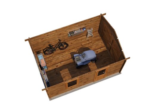 350cm x 500cm Garage