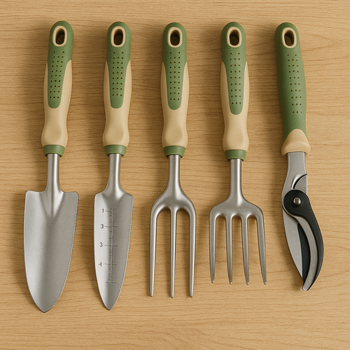 The Ergonomic Garden Tool Set (5-Piece)