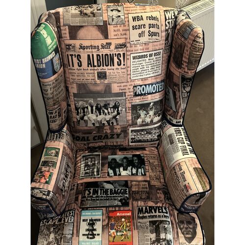 West Bromwich Albion Bespoke Chair