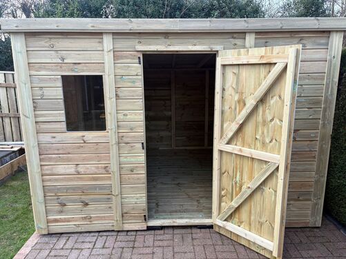 10x10 Pent Shed
