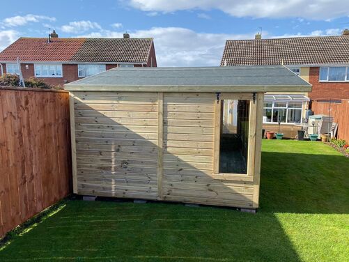 #SHA083 14x10 Apex Summer House