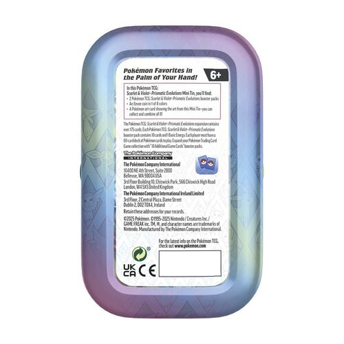 Pokémon TCG: Scarlet & Violet-Prismatic Evolutions Mini Tin (Leafeon)