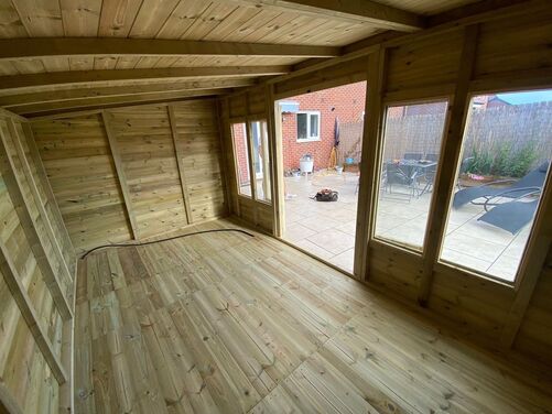 14x8 Pent Summer House