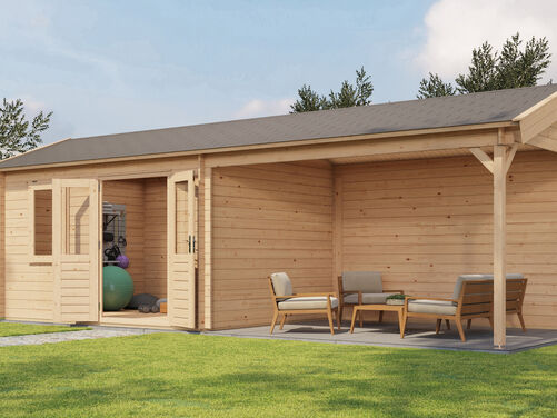 400cm x 300cm + 400cm Veranda