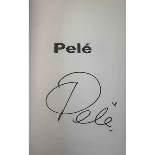 Pele signed autobiography