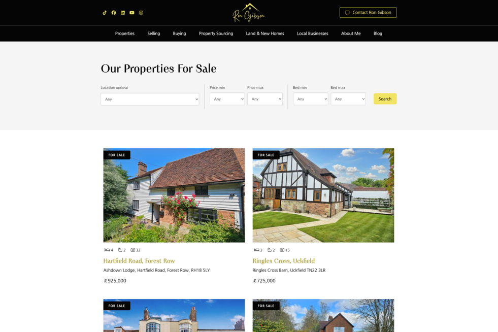 The best website packages for Estate Agents & Property Developers