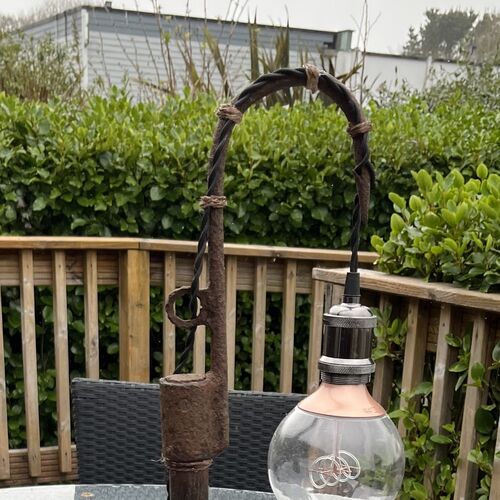 Large Antique Gaff Lamp