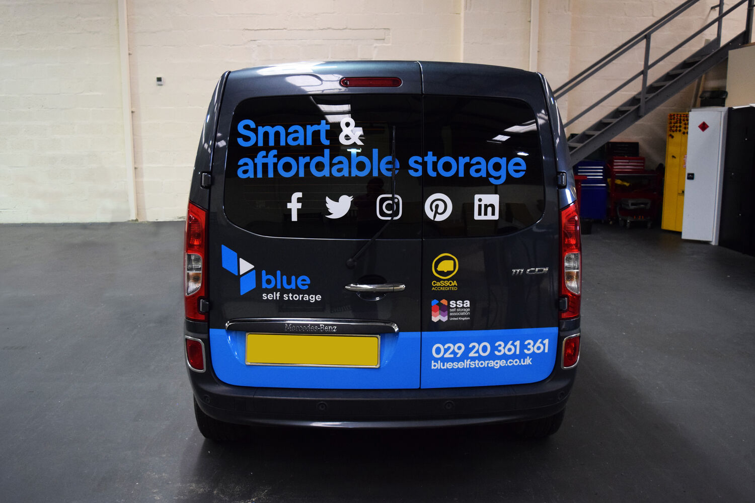 Blue Self Storage - 4x Mercedes Citan
