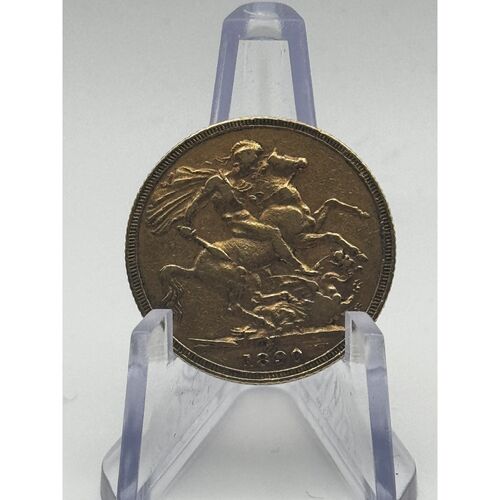 1890 Melbourne full gold sovereign