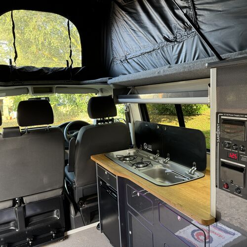 2016 VW T6 Camper Van 4 Berth 2.0 TDi T30 Black/White - Pro Conversion