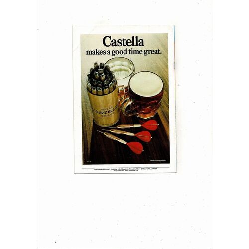 1975 England v Scotland Football Programme