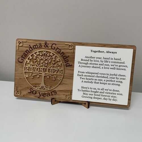 “Together Always” Anniversary Plaque