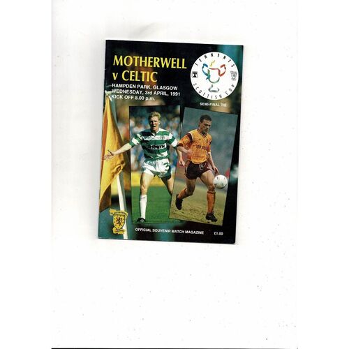 Scottish Cup Semi Final Football Programmes
