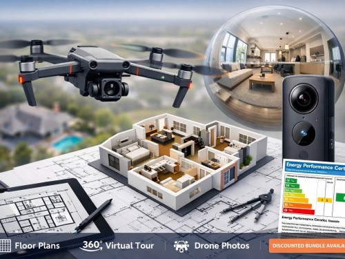 Introducing Our New Property Marketing Services: Floor Plans, 360° Tours & Drone Photography
