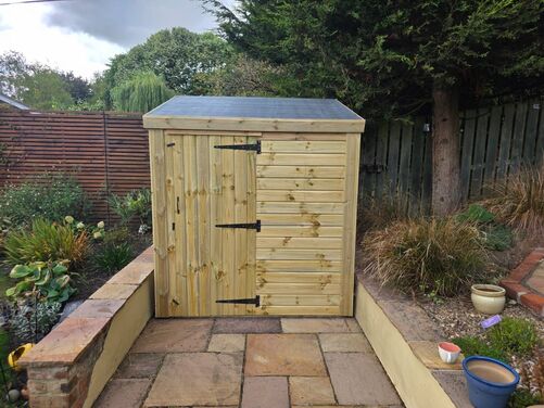 6x4 Pent Storage Shed