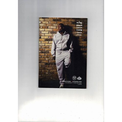 2025/26 Brentford v Sunderland Football Programme