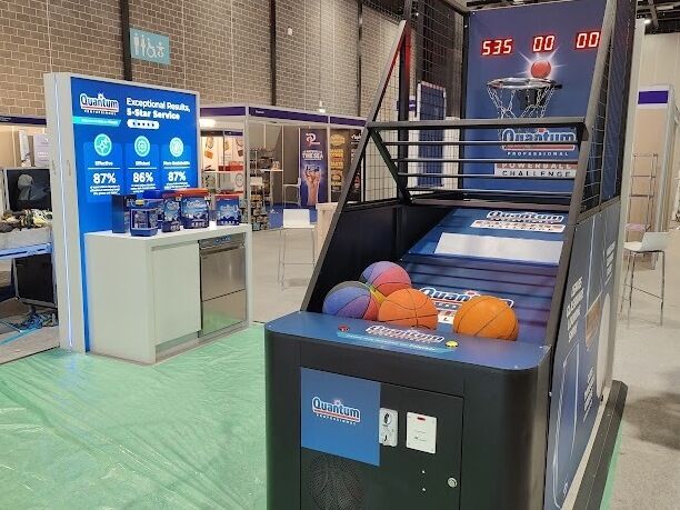 branded basketball arcade machine in Liverpool