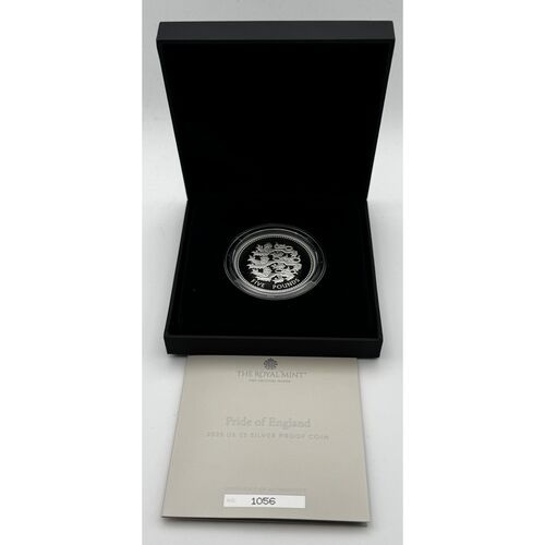2023 Royal mint ‘Pride of England’ silver proof coin