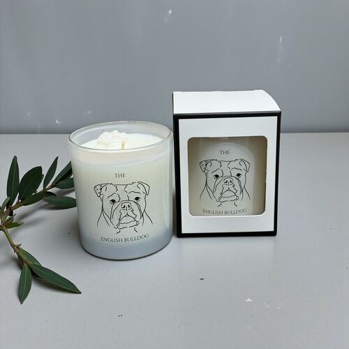 The English Bulldog Candle