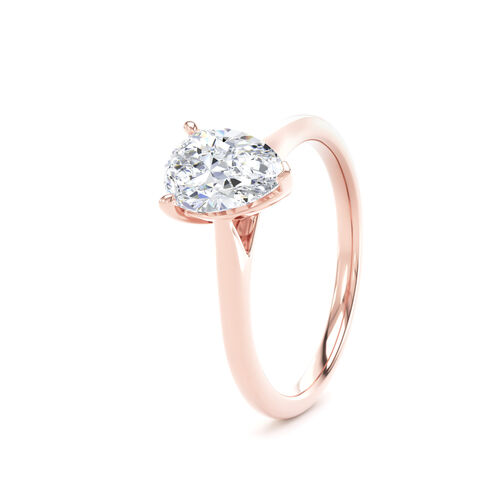 Pear diamond solitaire