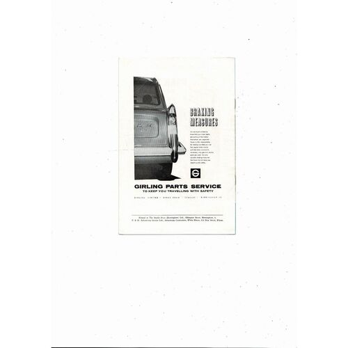 1963/64 Birmingham City v West Bromwich Albion Football Programme