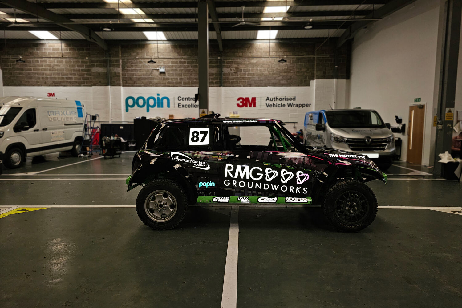 Rob Morris Groundworks Ltd - Mini Cooper V6 Rally Car