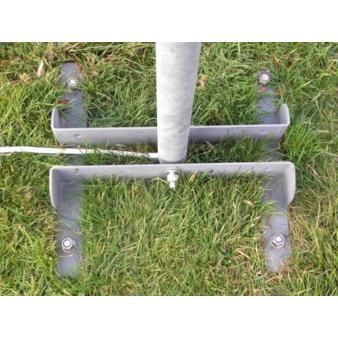 Tethering and secure fixing of wind turbines