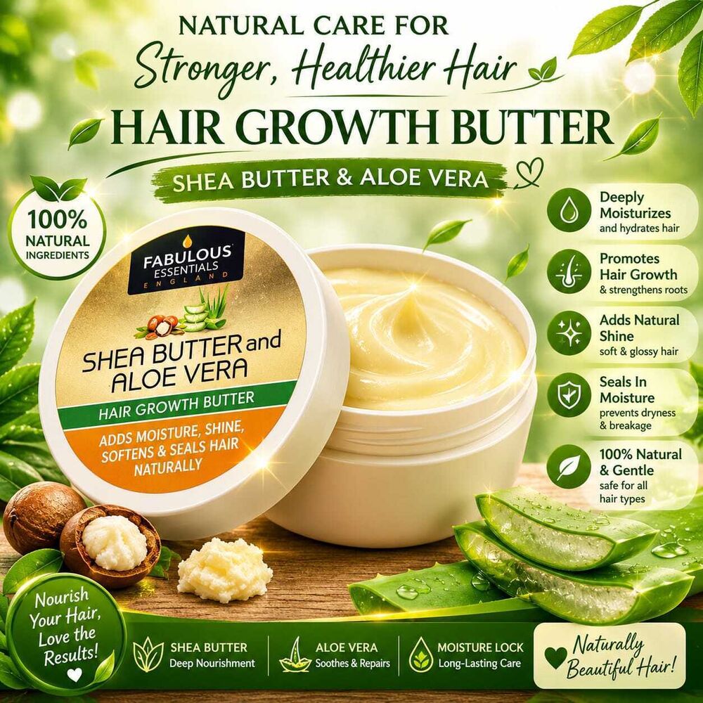 SHEA BUTTER and ALOE VERA HAIR GROWTH BUTTER