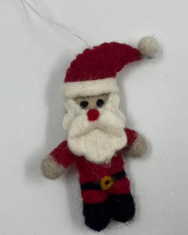 Cute Hand Felted Christmas Santa Clause🎅 Decor/Ornament