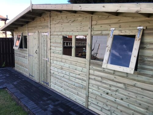 #A069 22x10 Apex Reverse Shed