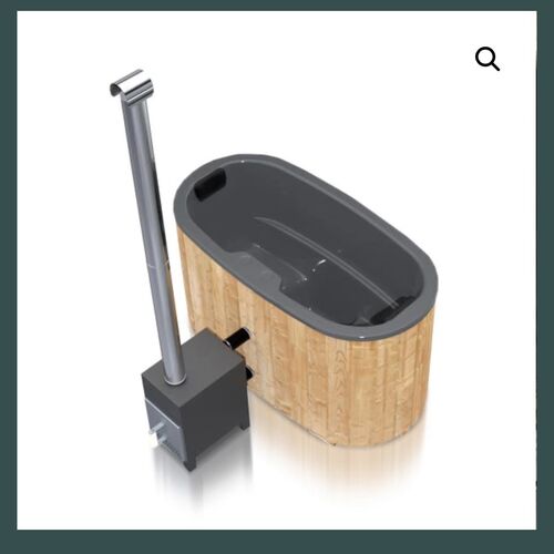 5ft oval wooden hot tub