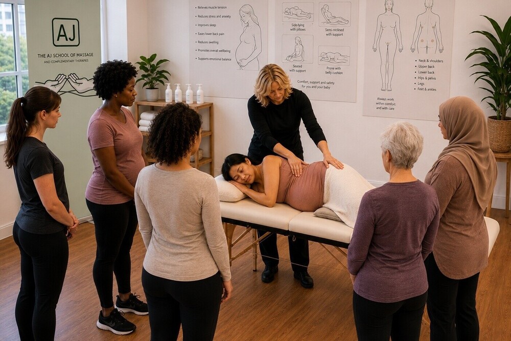 Pregnancy Massage | The AJ School of Massage And Complementary Therapies