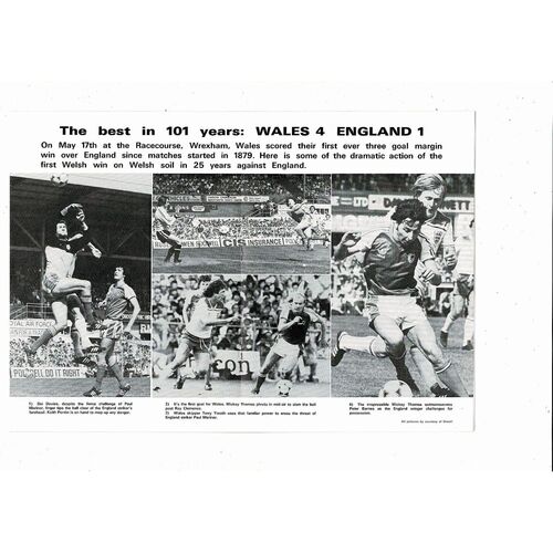 1980 Wales v Turkey Football Programme @ Cardiff
