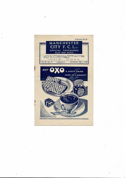 Football Programmes to be listed today