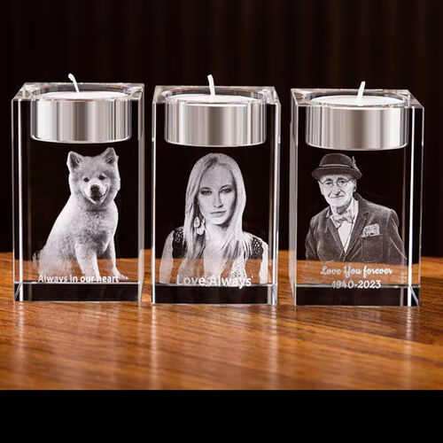 The 3D Bute 8x6x6cm Tea Light/Candle Holder