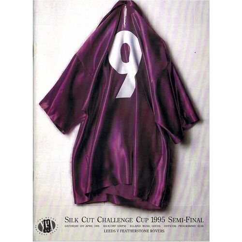 1995 Leeds v Featherstone Rovers (01/04/1995) Rugby League Challenge Cup Semi Final Programme