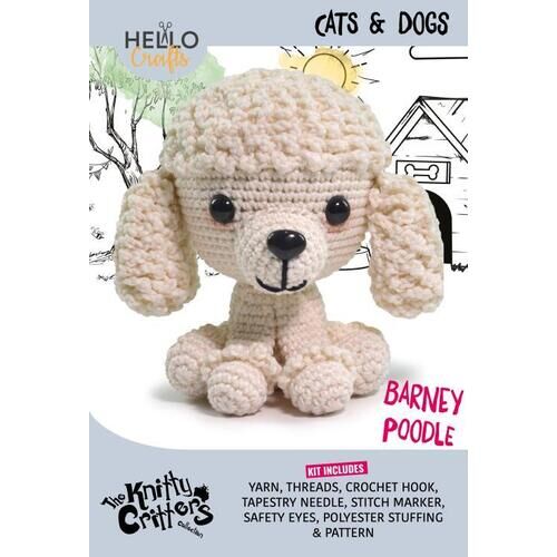 Knitty Critters - Pets - Barney Poodle