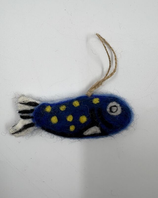 Woolly Fish Tree Hanger