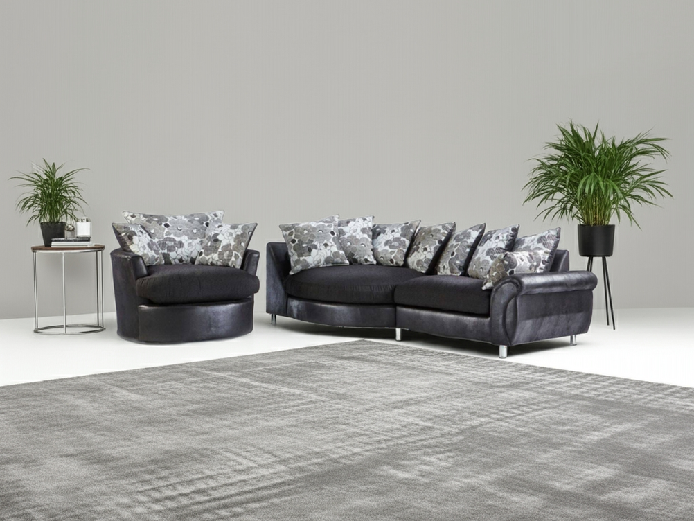 Elise corner sofa +Swivel chair