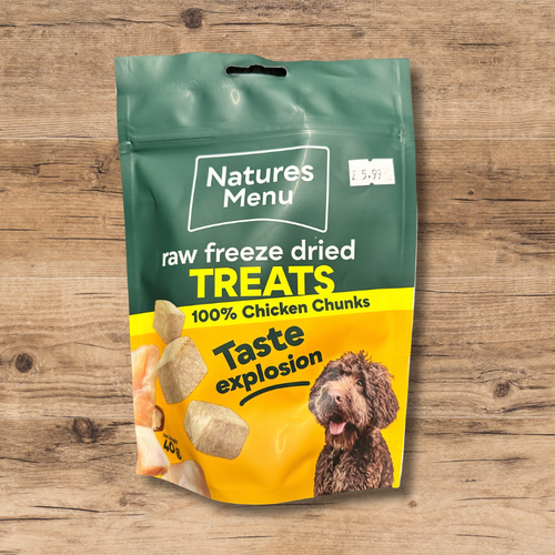 Nature's Menu Chicken Raw Freeze Dried Chunks