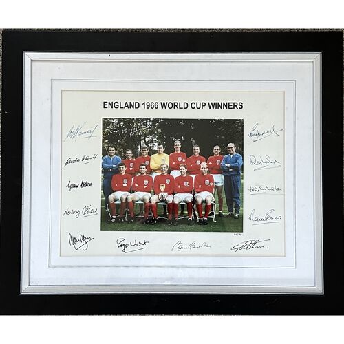 1966 World Cup Winners Signed Print